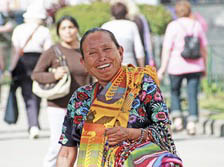 Belize - Lachende Frau